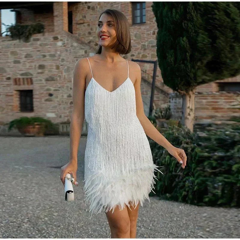Women's Shimmering Sequin Fitted Cocktail Mini Dress