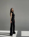 Women's Matching Vest and Pants Work Dinner Set
