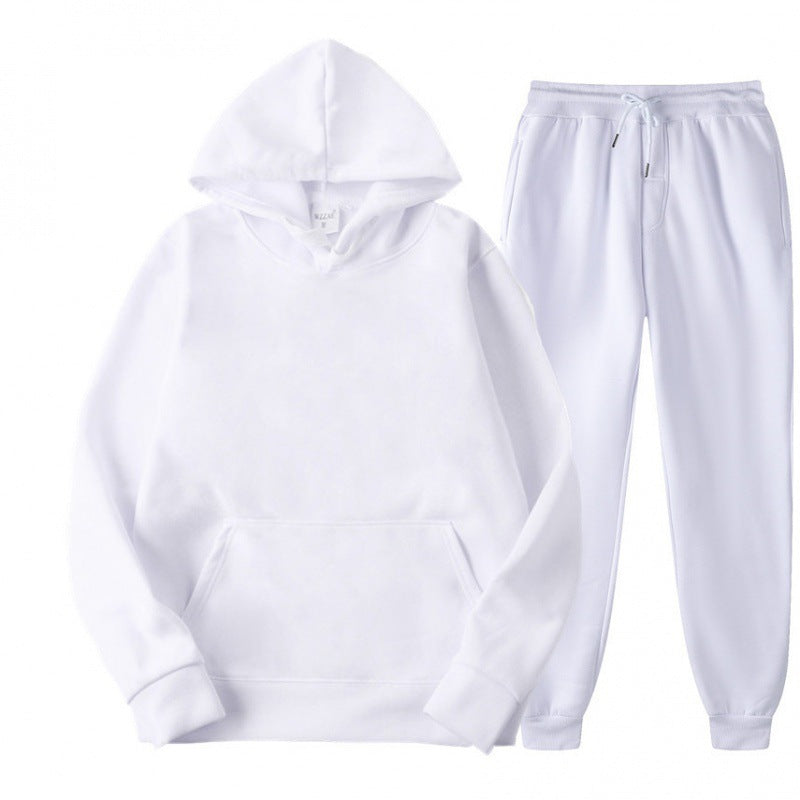 Men's Relaxed Hooded Pullover Tapered Jogger Set