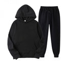 Men's Relaxed Hooded Pullover Tapered Jogger Set