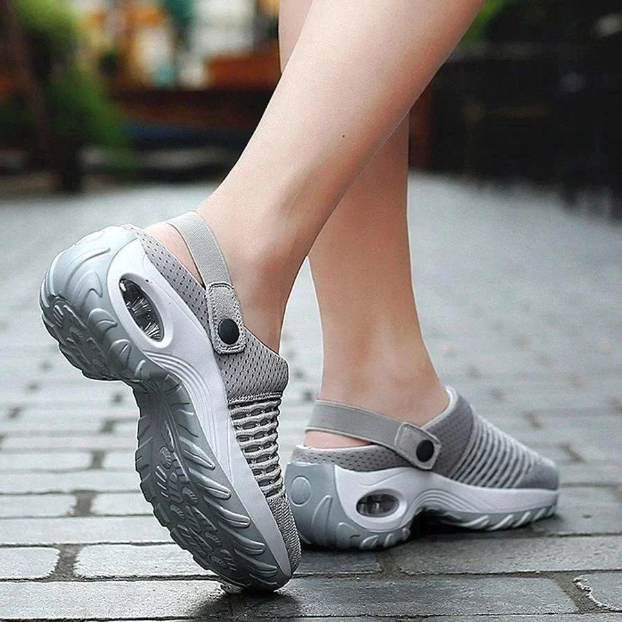 Women's Breathable Air Cushion Sole Orthopedic Walking Sneakers