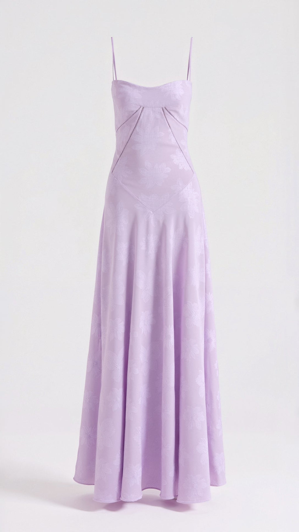 Women's Corset Lace-Up Back A-Line Slip Maxi Dress