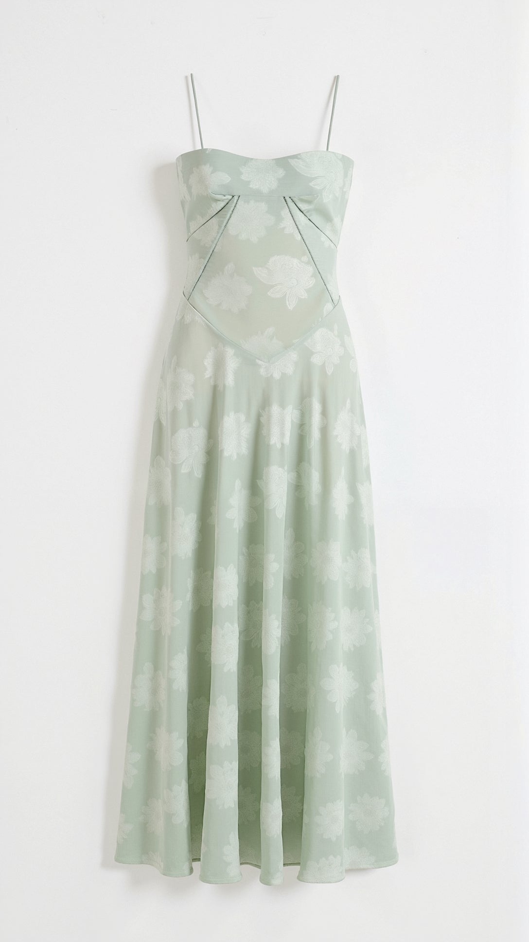 Women's Corset Lace-Up Back A-Line Slip Maxi Dress