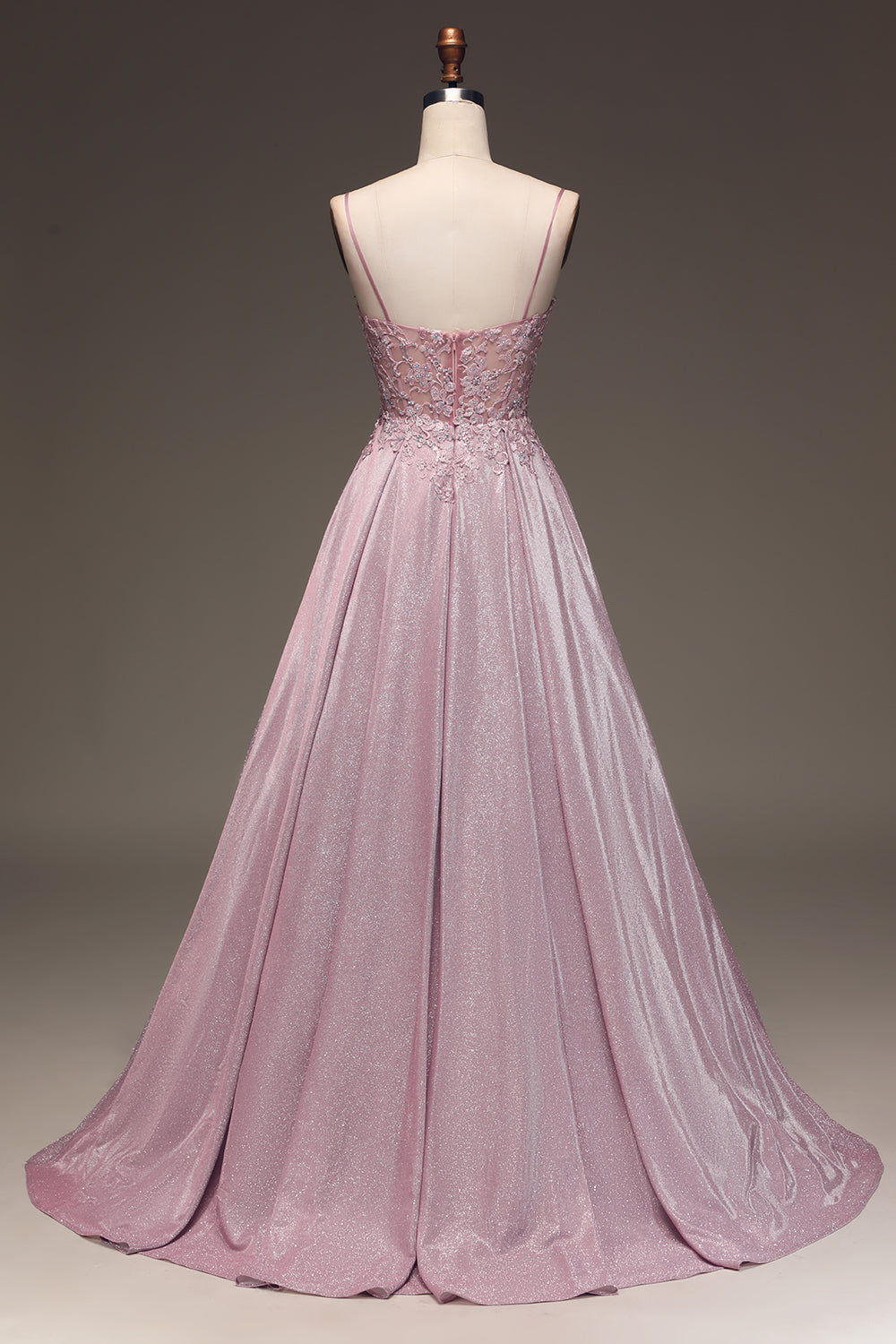 Women's A-Line Formal Ball Gown with Embellished Bodice
