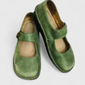 Women's Orthopedic Slip-On Summer Flats with Strap Detail