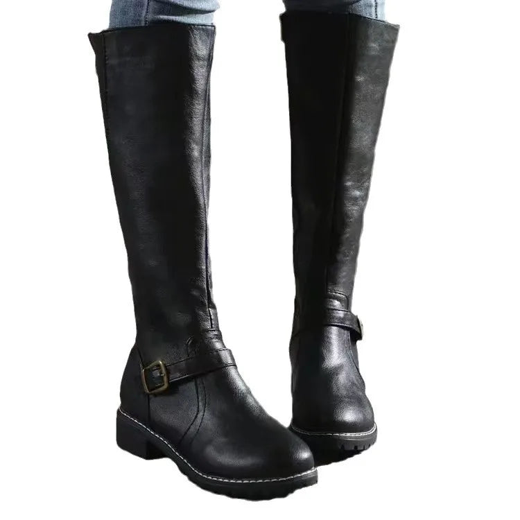 Women's Orthopedic Support Tall Leather Boots