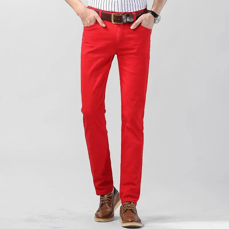 Men's Regular Fit Breathable Cotton Blend Chino Pants