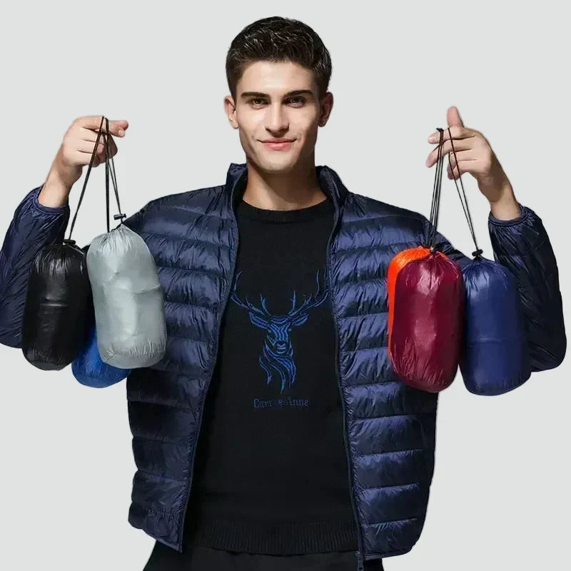 Men's Packable Light Quilted Padded Coat