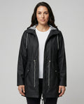 Women's Lightweight Hooded Rain Jacket for Travel