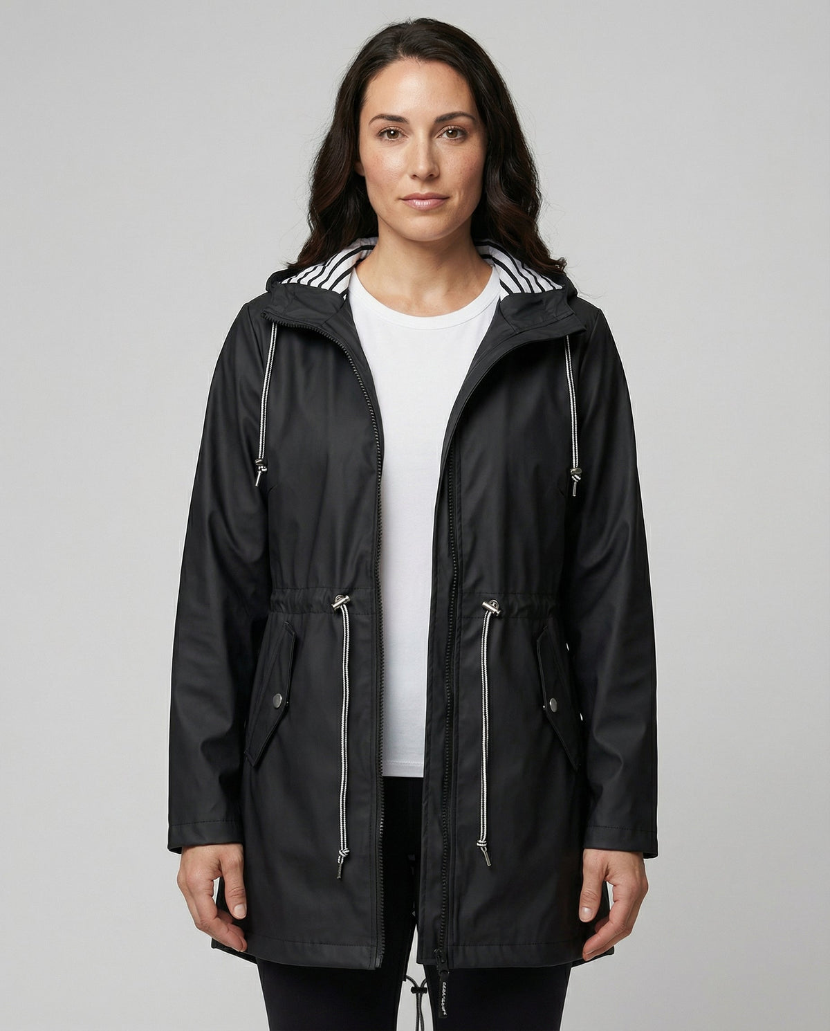 Women's Lightweight Hooded Rain Jacket for Travel