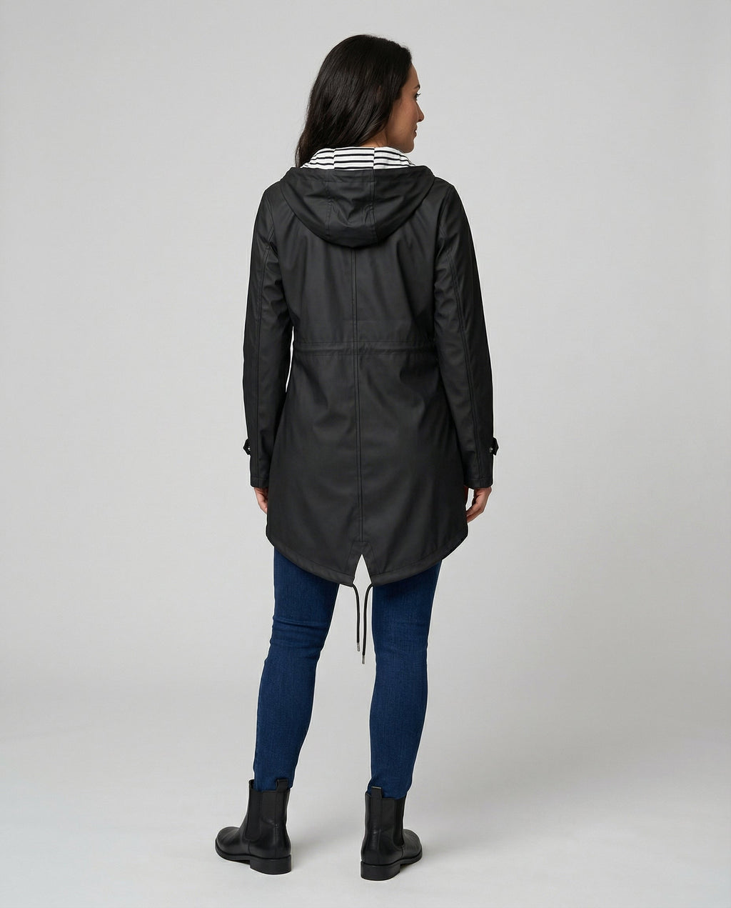 Women's Lightweight Hooded Rain Jacket for Travel