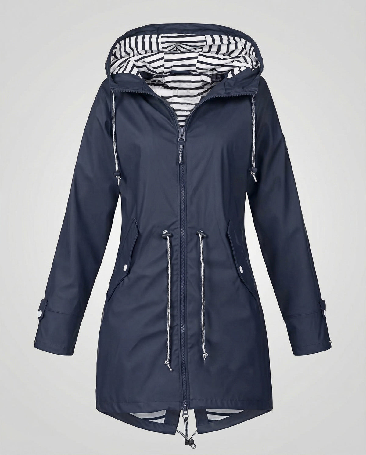 Women's Lightweight Hooded Rain Jacket for Travel