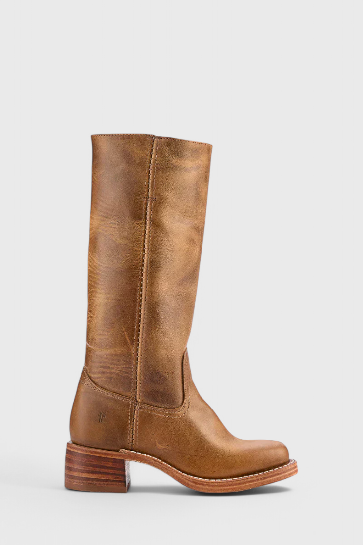 Women's Elevated Heel Tall Knee-High Boots