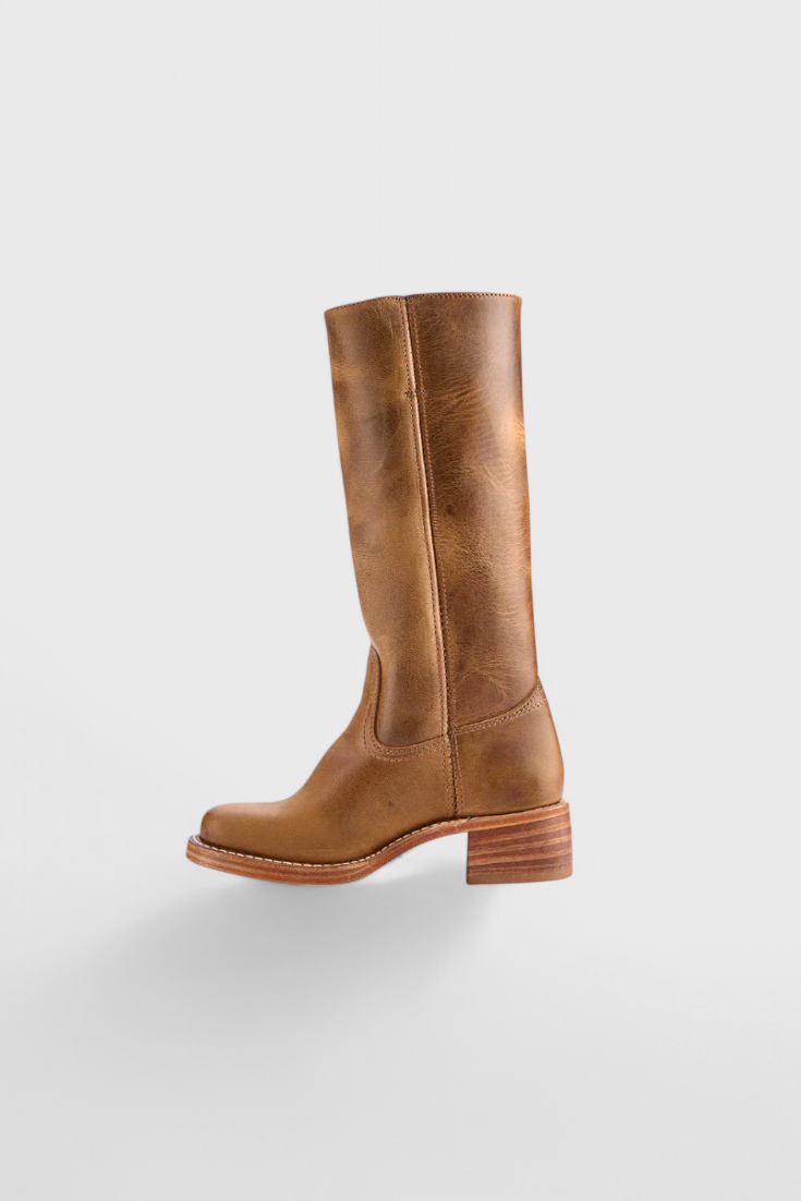 Women's Elevated Heel Tall Knee-High Boots