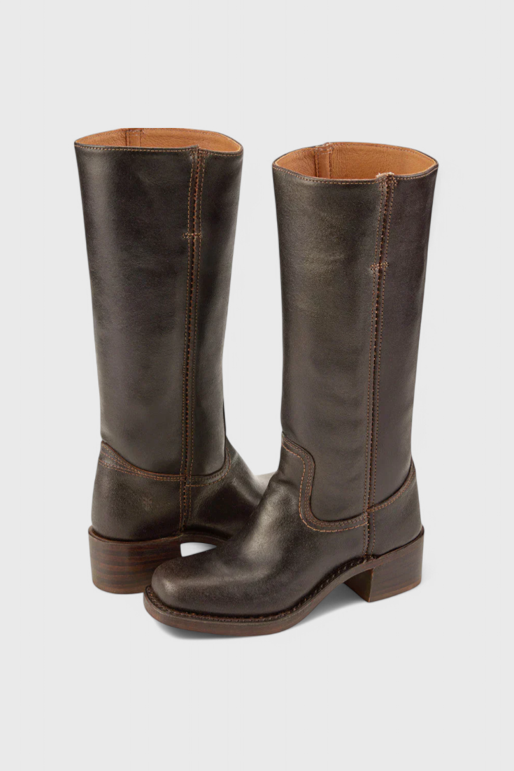 Women's Elevated Heel Tall Knee-High Boots