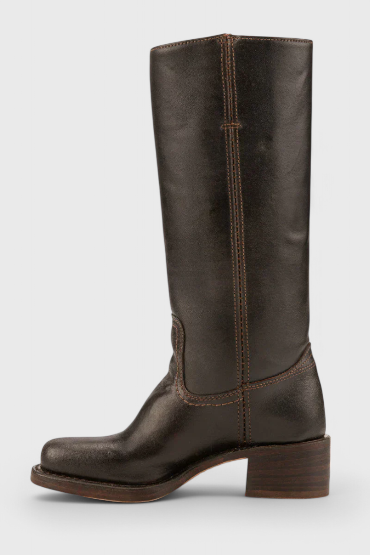 Women's Elevated Heel Tall Knee-High Boots
