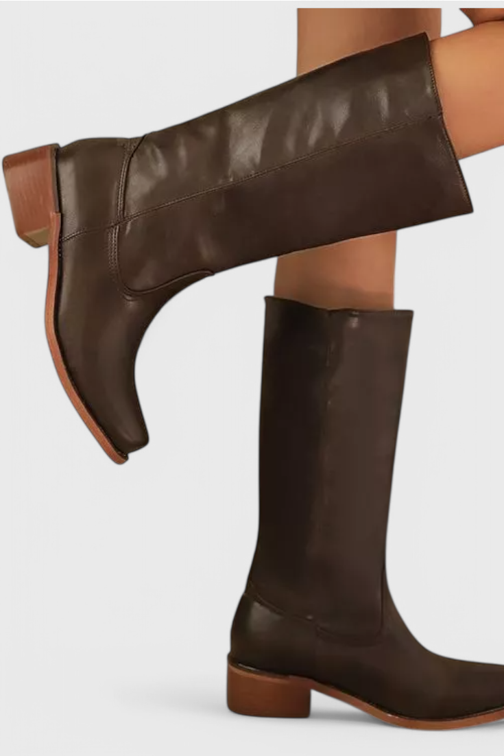 Women's Elevated Heel Tall Knee-High Boots