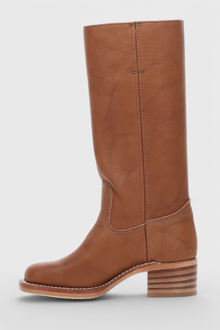 Women's Elevated Heel Tall Knee-High Boots