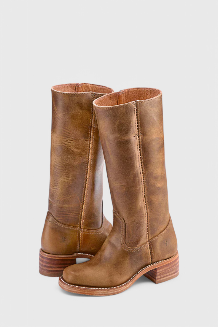 Women's Elevated Heel Tall Knee-High Boots
