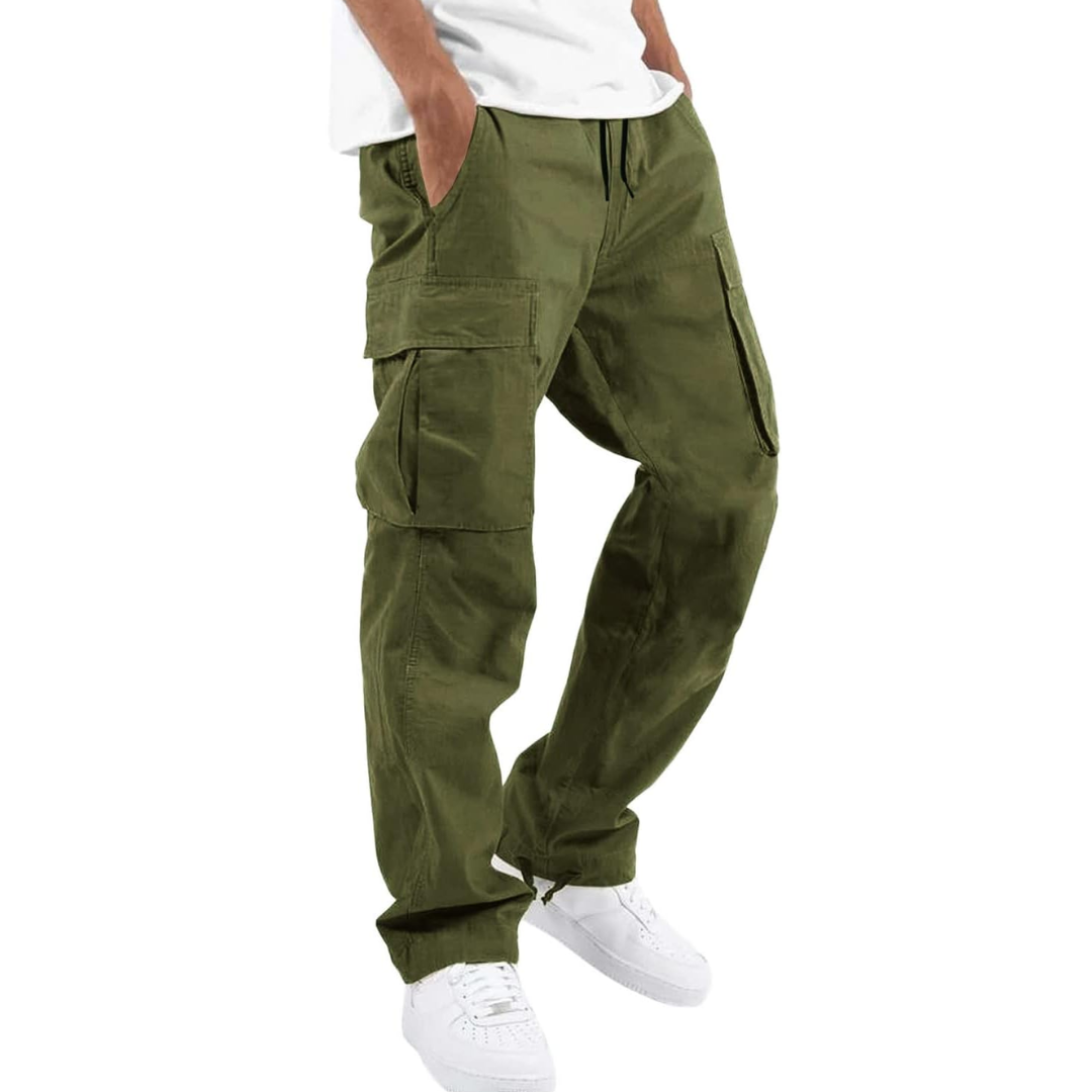 Men's Multi-Pocket Loose-Fit Cargo Pants for Weekends