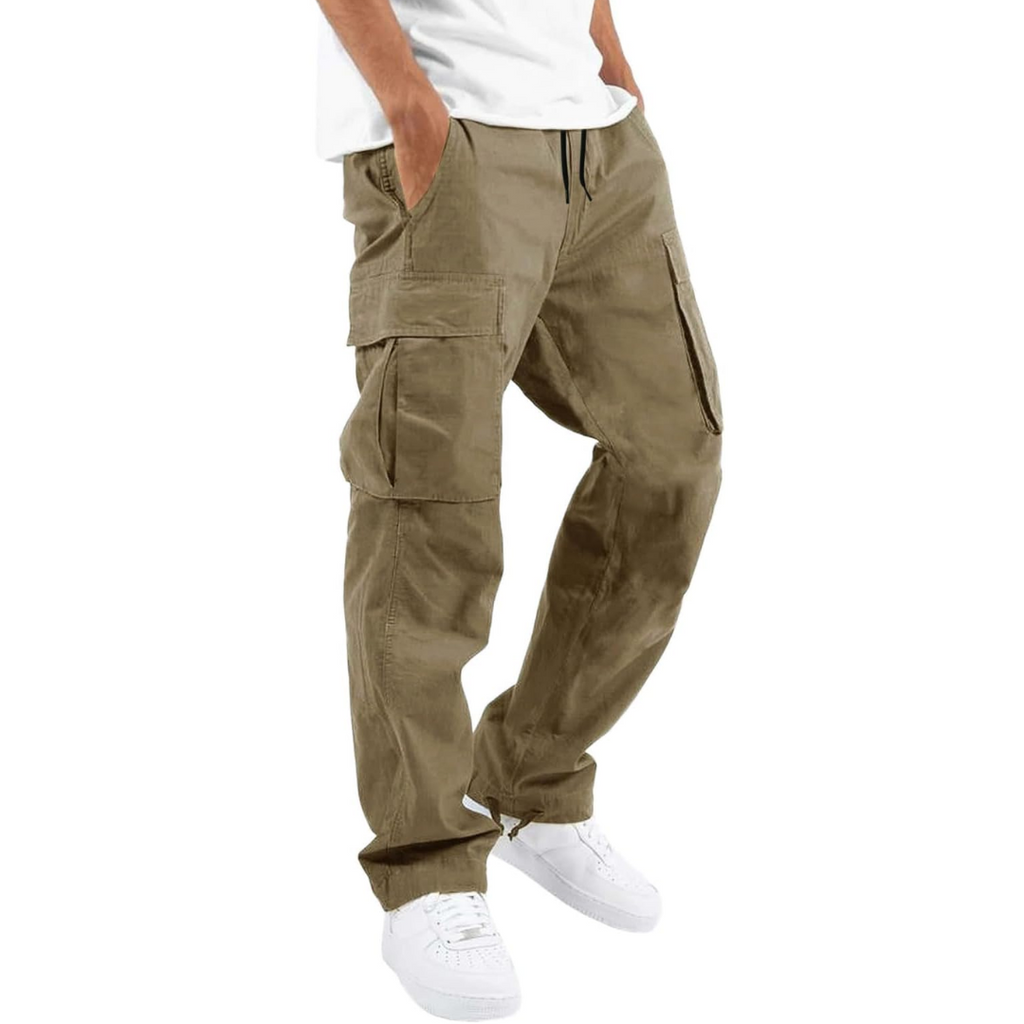 Men's Multi-Pocket Loose-Fit Cargo Pants for Weekends