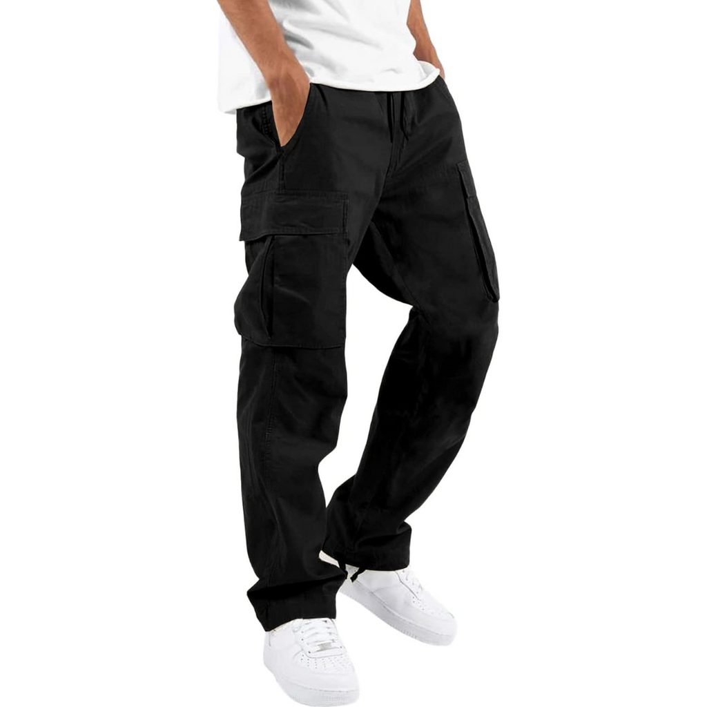 Men's Multi-Pocket Loose-Fit Cargo Pants for Weekends