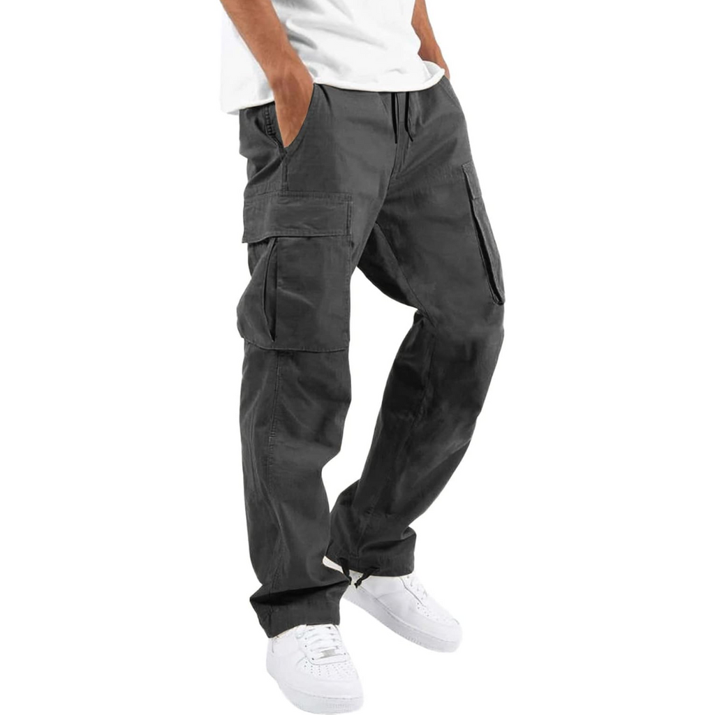 Men's Multi-Pocket Loose-Fit Cargo Pants for Weekends