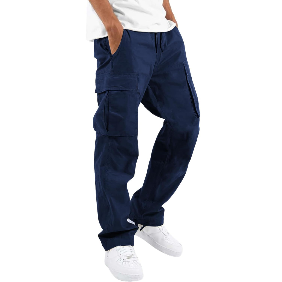 Men's Multi-Pocket Loose-Fit Cargo Pants for Weekends
