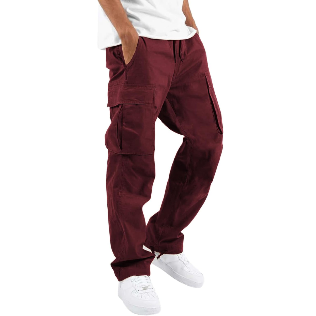 Men's Multi-Pocket Loose-Fit Cargo Pants for Weekends