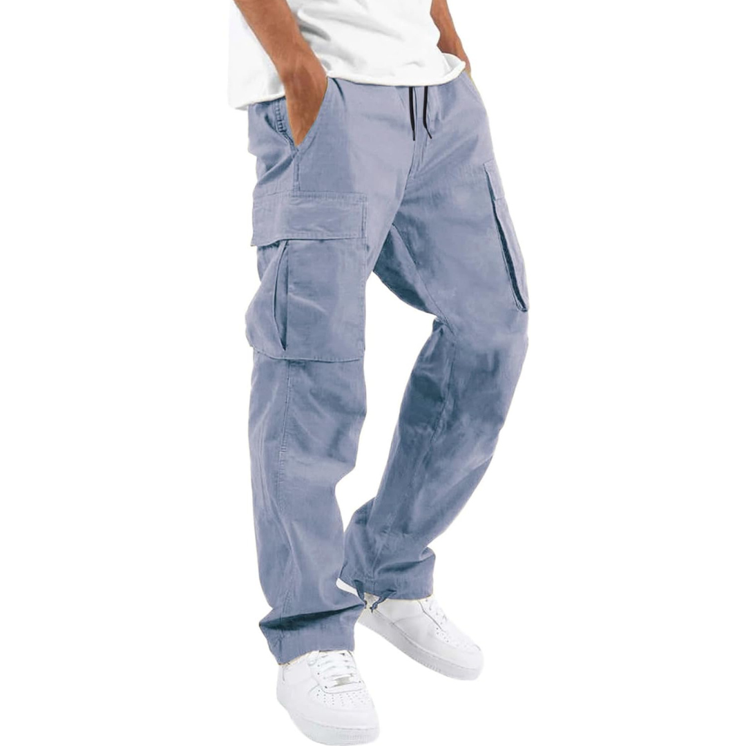 Men's Multi-Pocket Loose-Fit Cargo Pants for Weekends