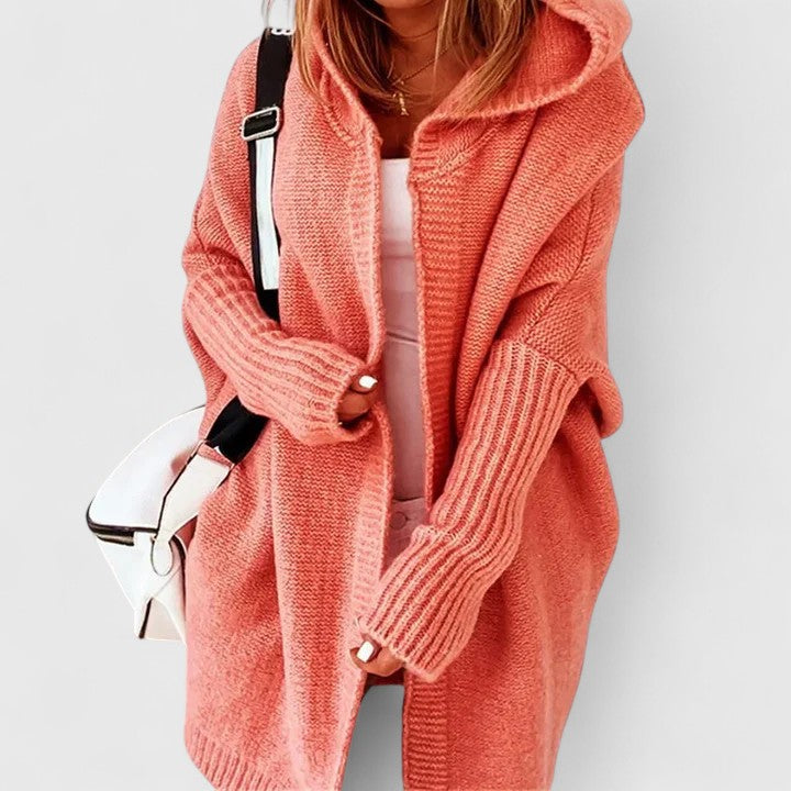 Women's Soft Relaxed-Fit Knit Cardigan for Cool Days