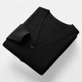 Men's Loose Fit Lightweight Wool-Blend V-Neck Knit Cardigan