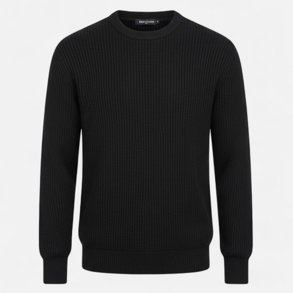 Men's Thick Heavyweight Loose Silhouette Knit Pullover