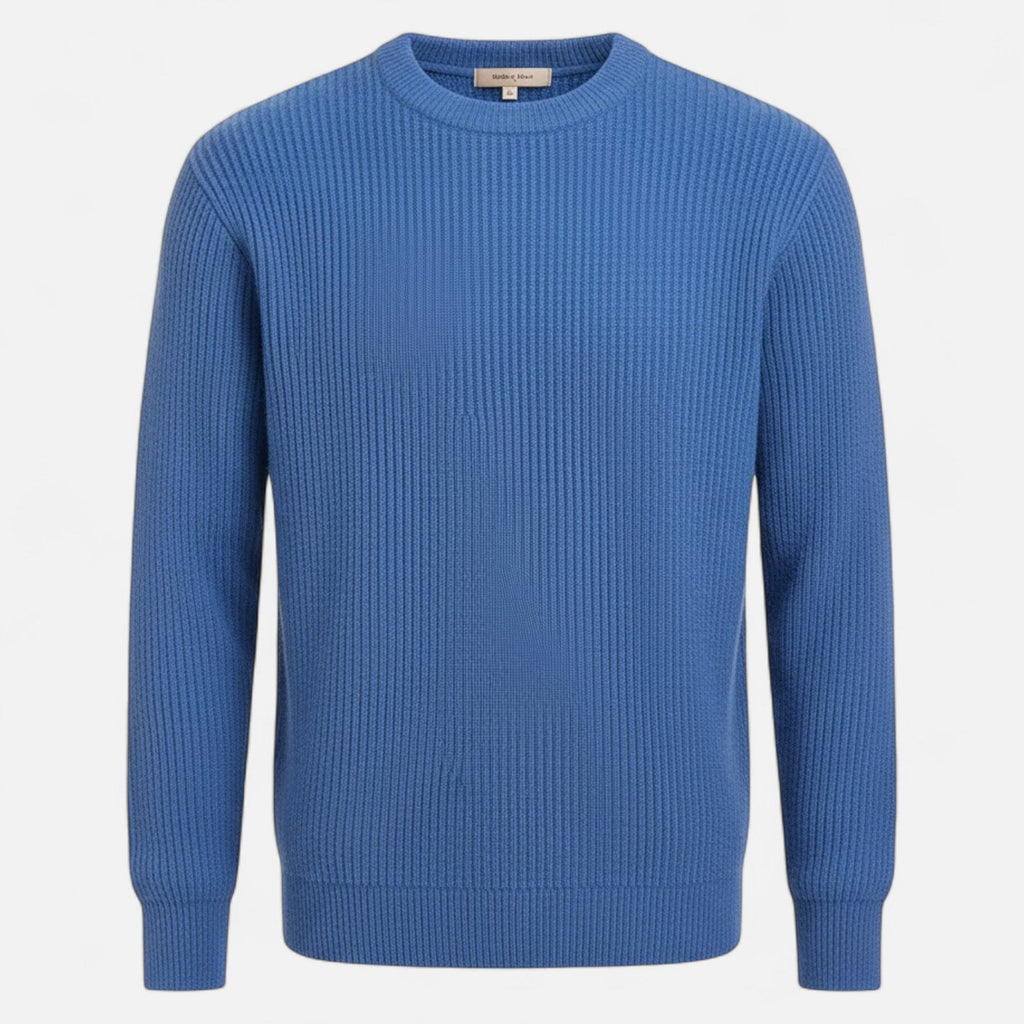 Men's Thick Heavyweight Loose Silhouette Knit Pullover