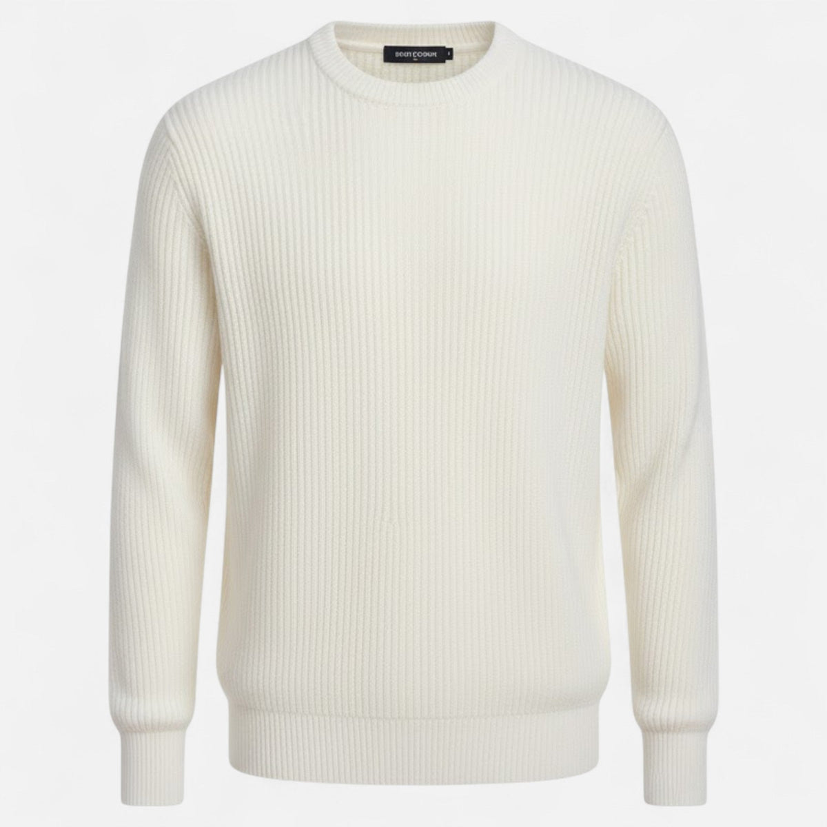 Men's Thick Heavyweight Loose Silhouette Knit Pullover