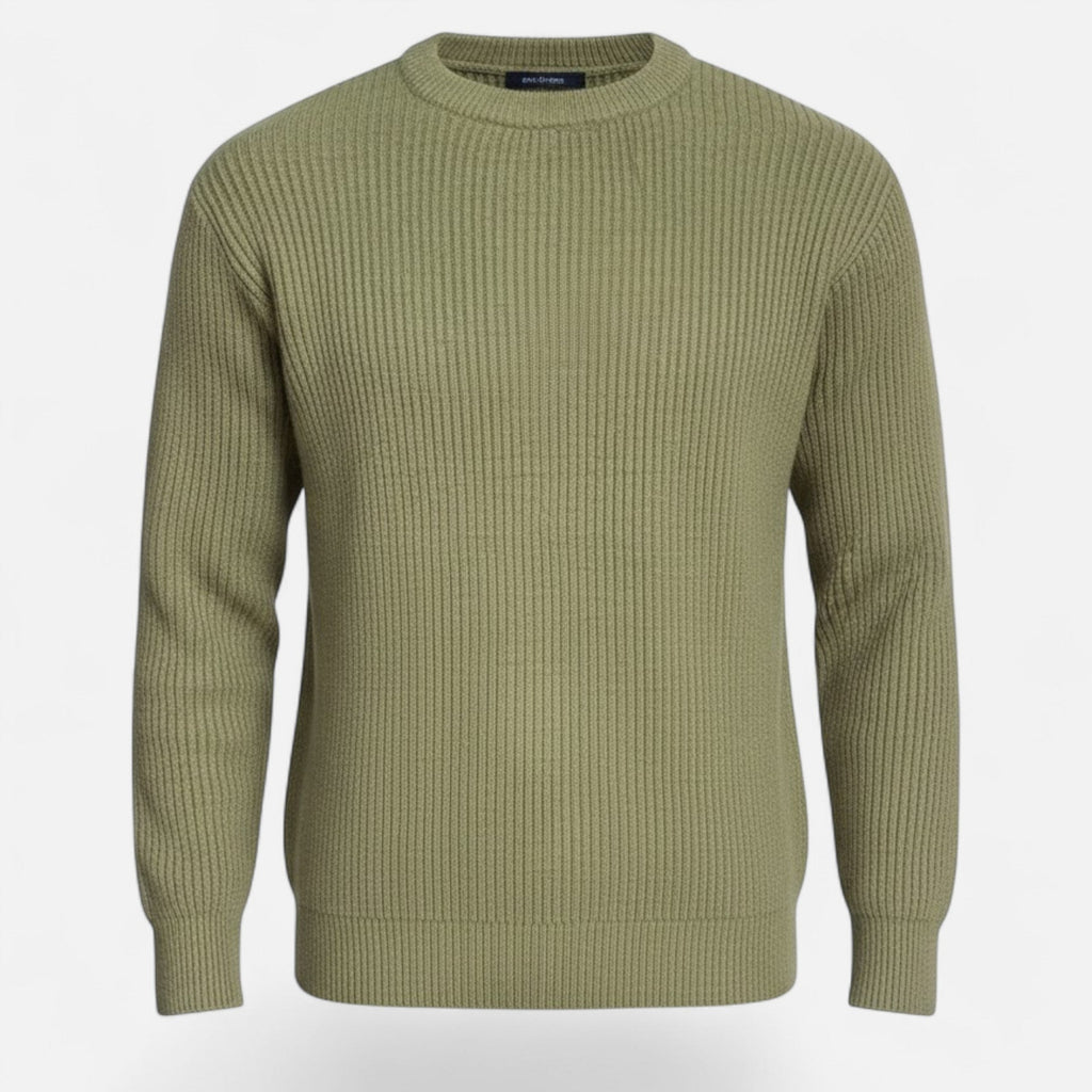 Men's Thick Heavyweight Loose Silhouette Knit Pullover