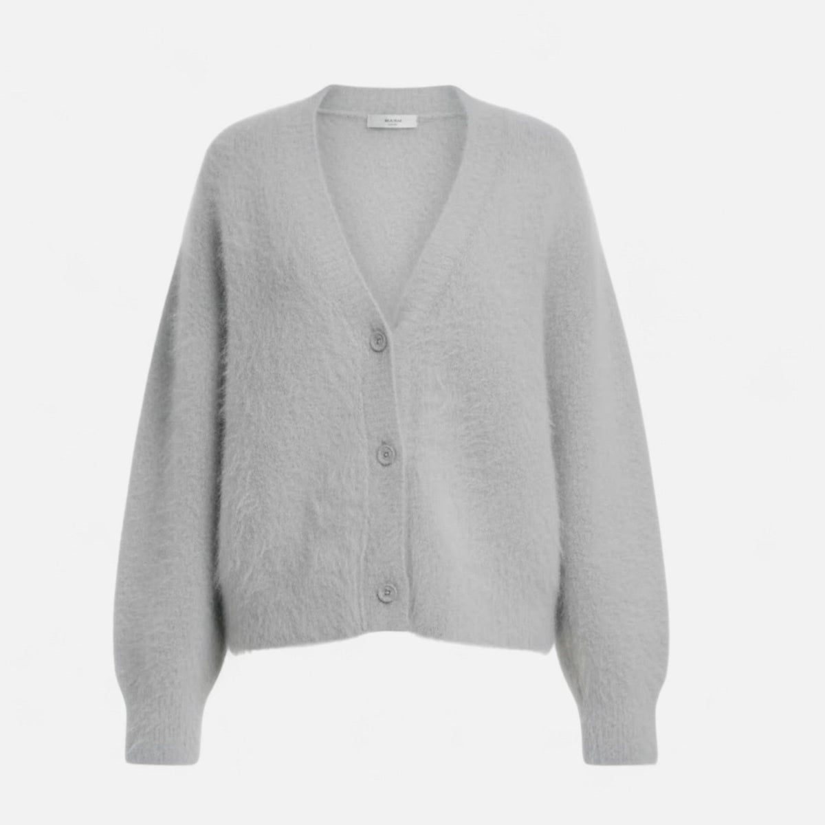 Women's Front-Button Loose Deep V-Neck Knit Cardigan
