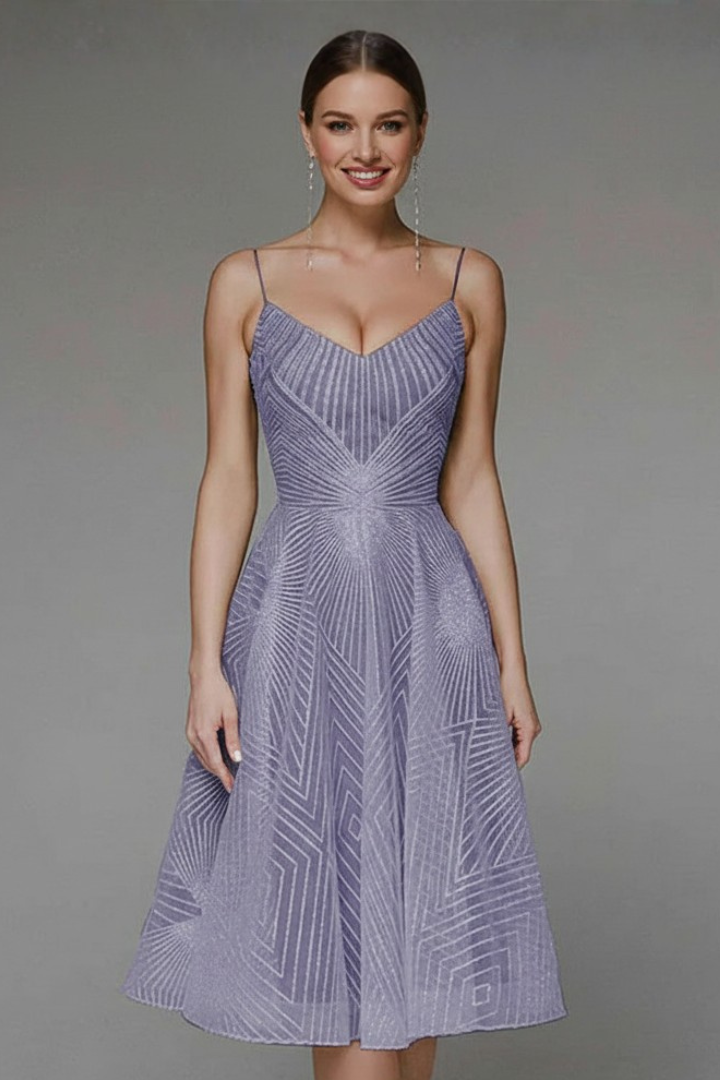 Women's Spaghetti Strap Summer Event Midi Dress