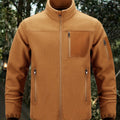 Men's Stand Collar Full-Zip Rugged Outdoor Jacket