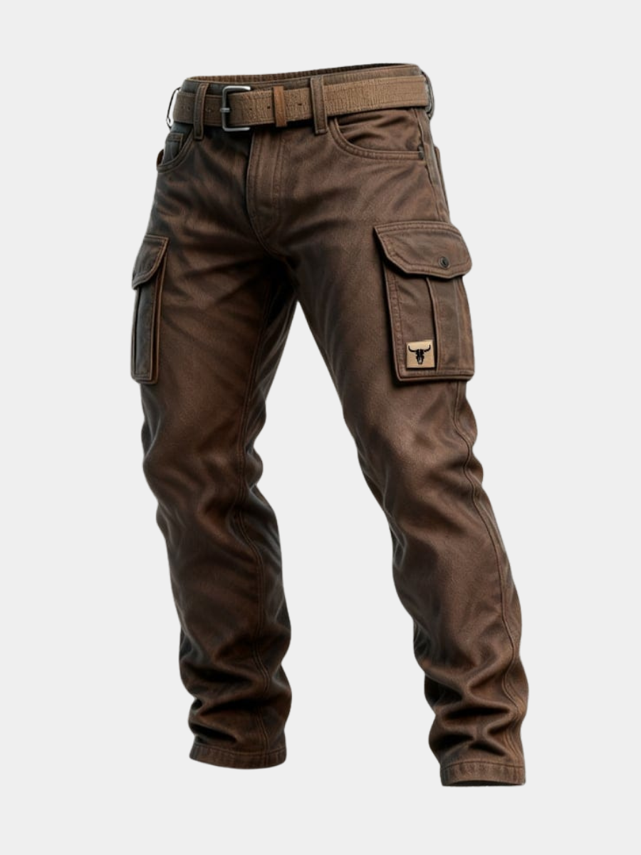 Men's Tapered Slim Cut Utility Cargo Pants