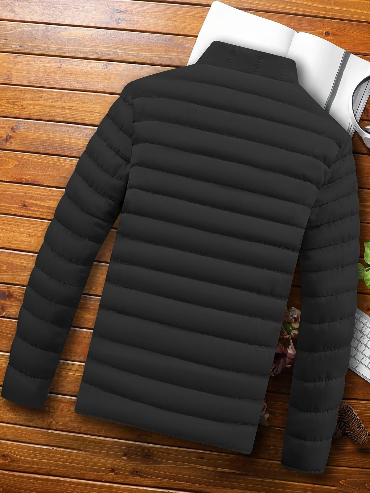 Men's Light Quilted Coat for Cool Weather Layering