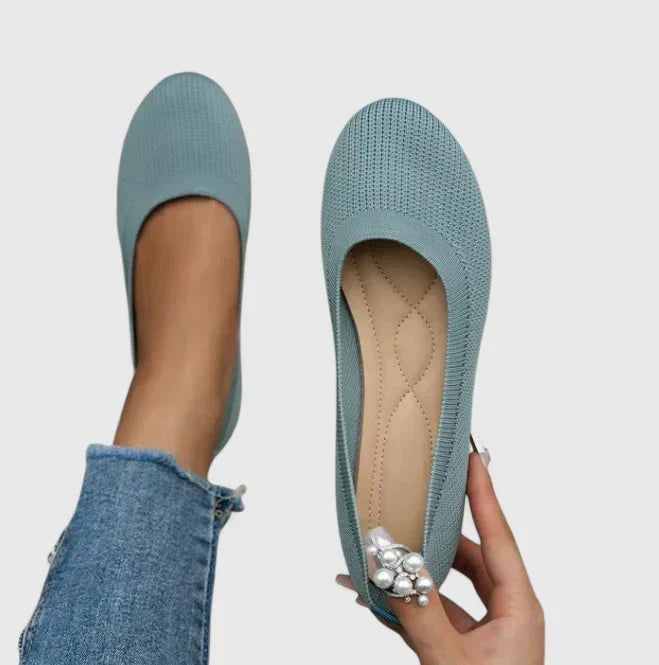 Women's Roomy Natural Toe Orthopedic Slip-On Shoes