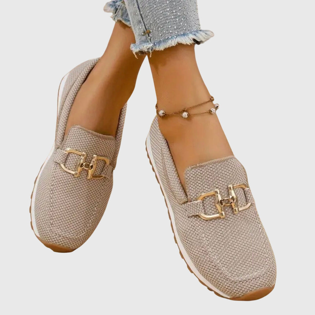 Women's Breathable Lightweight Horsebit Orthopedic Loafers