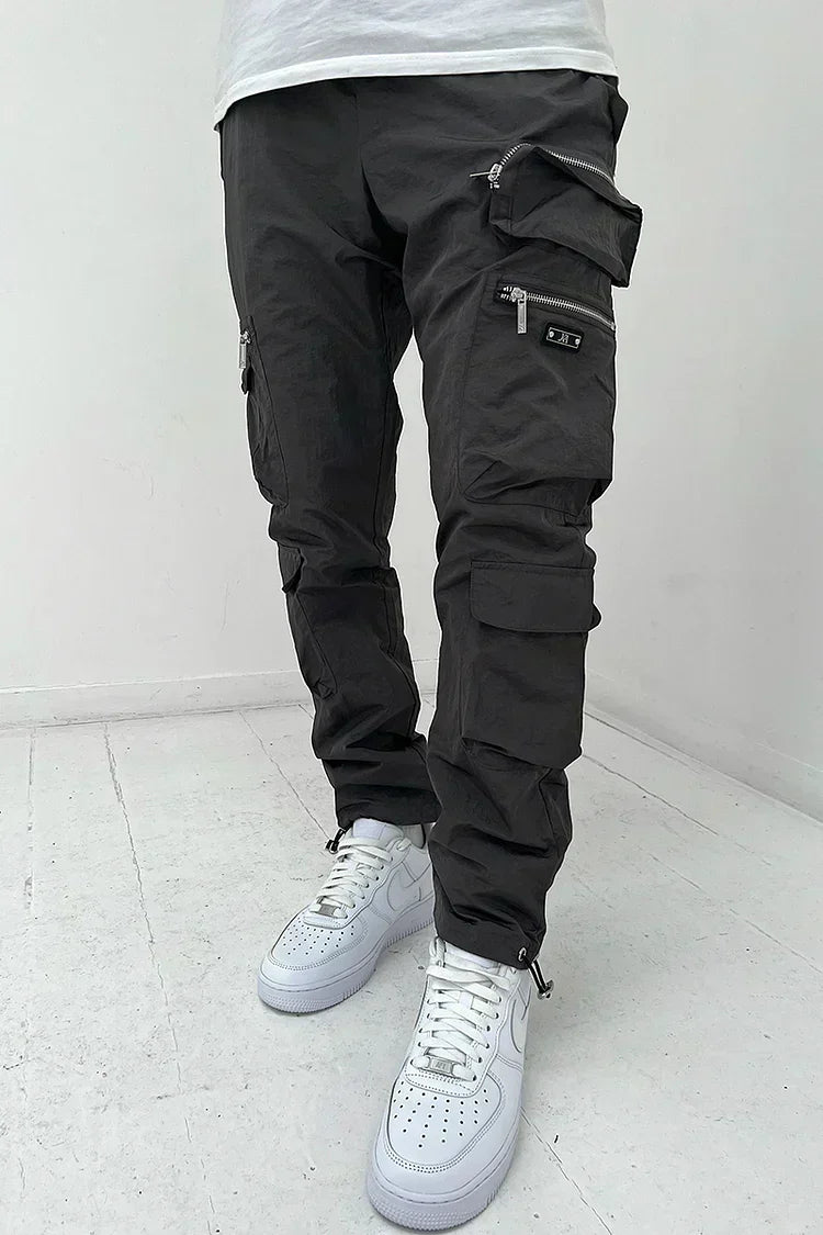 Men's Durable Cotton Polyester Blend Cargo Pants