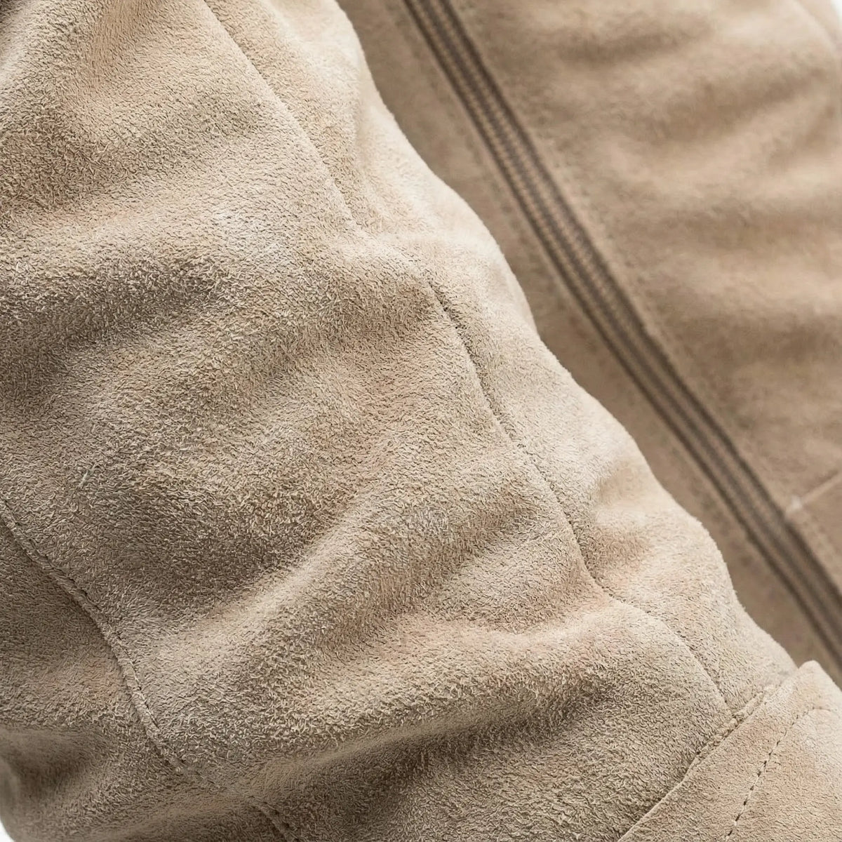 Women's Gathered Shaft Slouch Knee-High Boots