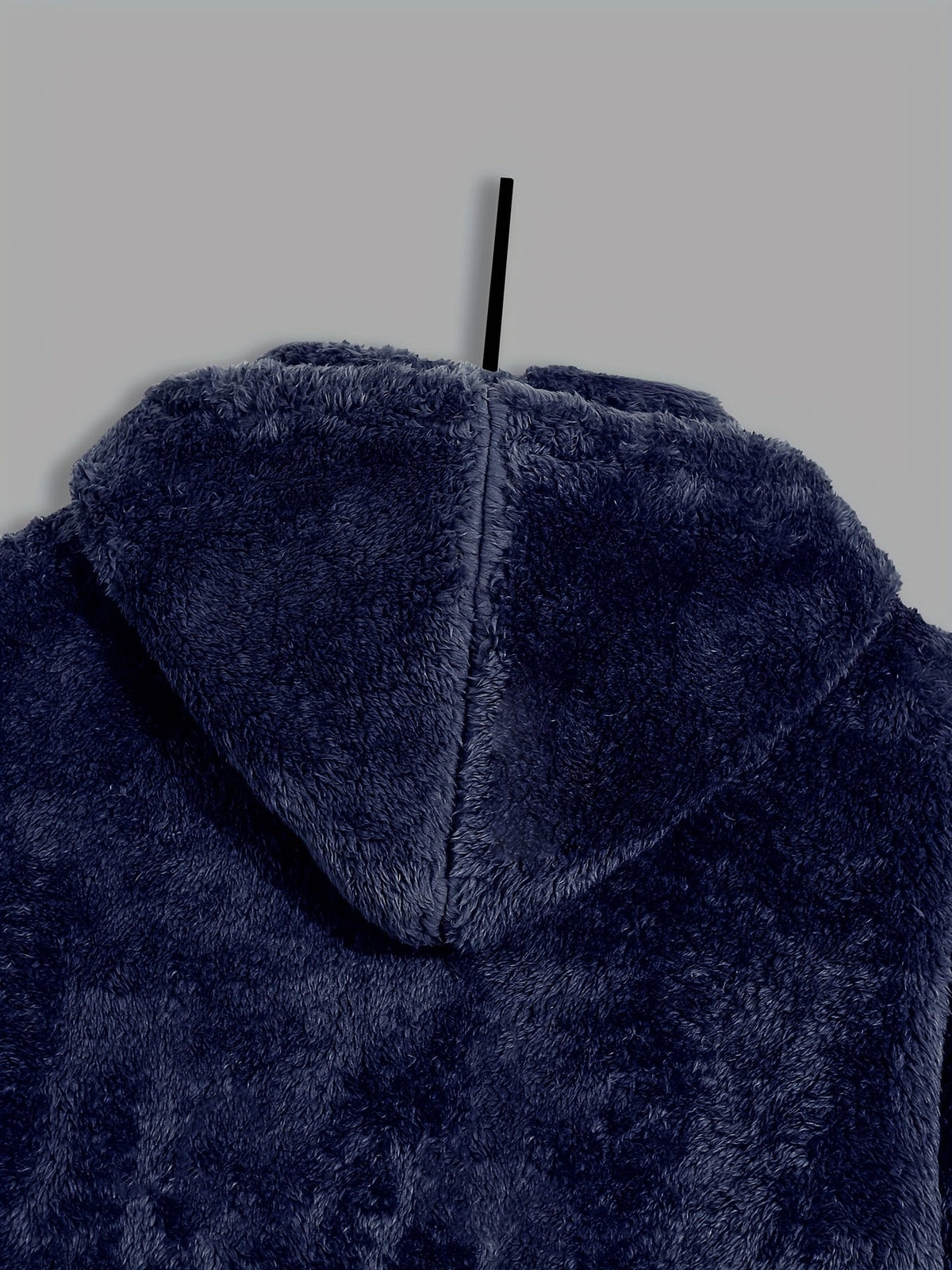 Men's Plush Soft Zip Hooded Coat