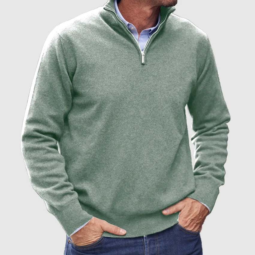 Men's Office to Weekend Quarter Zip Knit Pullover