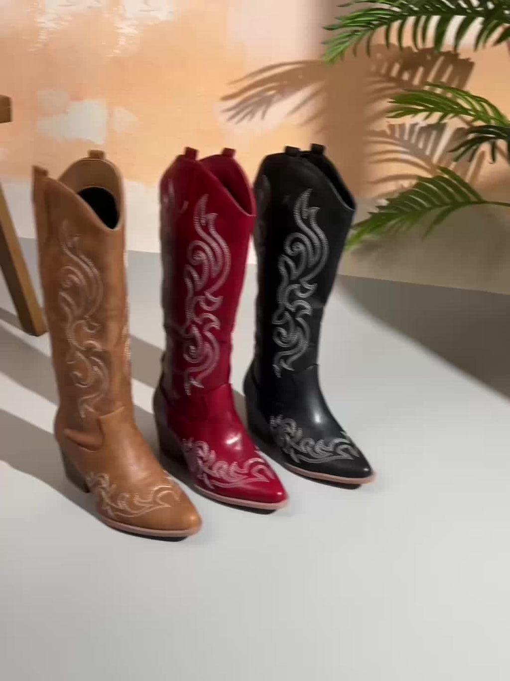 Women's Slouchy Shaft Wide Calf Western Boots