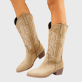 Women's Roomy Wide Calf Western Cowgirl Boots