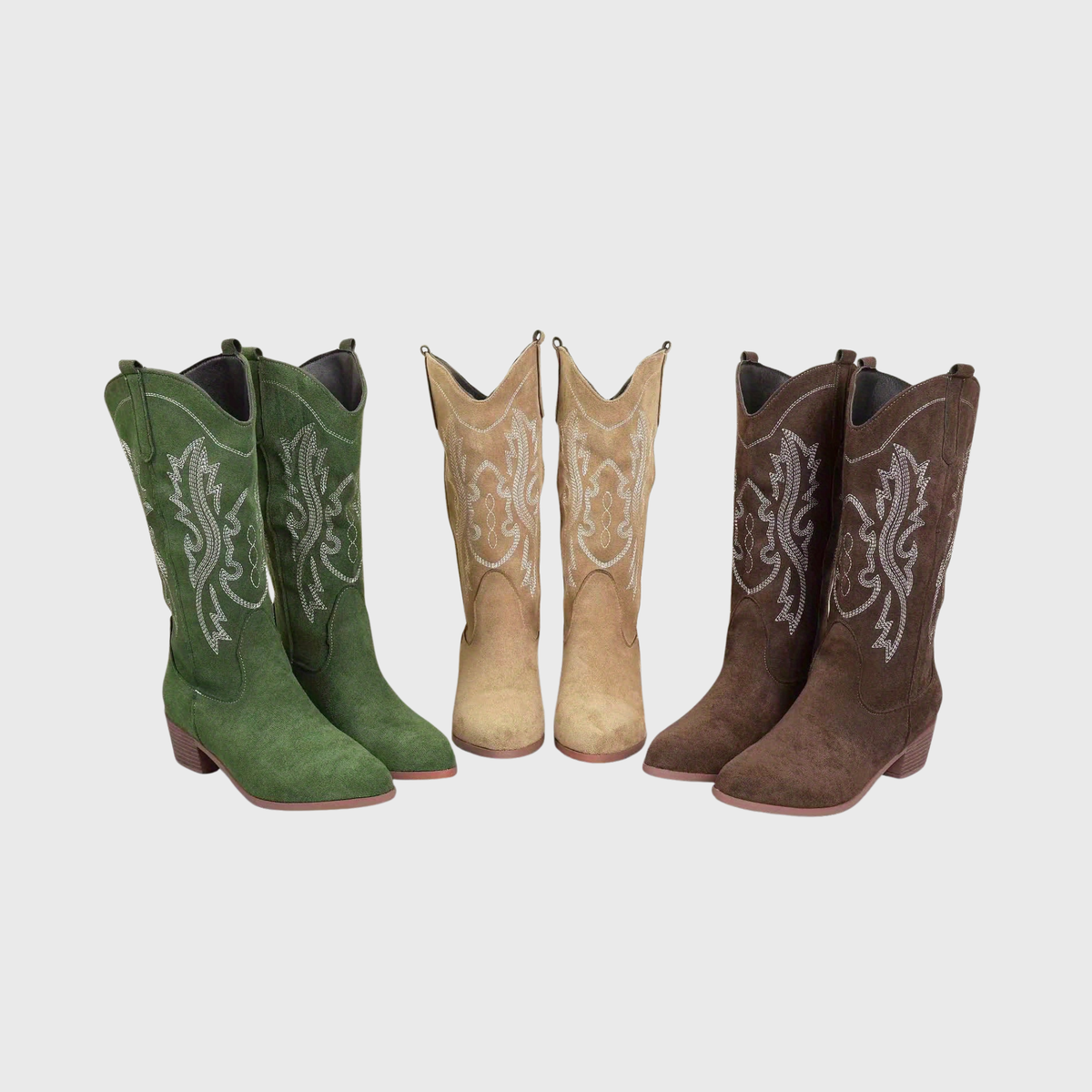 Women's Roomy Wide Calf Western Cowgirl Boots
